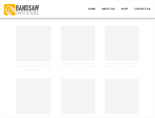 Tablet Screenshot of bandsawpartstore.com
